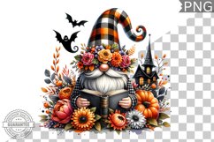 Halloween Gnome Sublimation - Clipart PNG Design Product Image 1