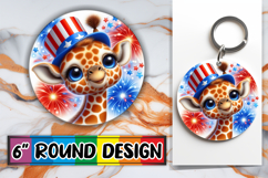 Joyful Ornaments Circle PNG, USA Animals Product Image 1