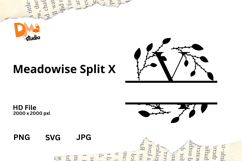 Meadowise Split Monogram Product Image 1