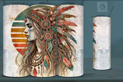 4 Wild Tumbler Sublimation, 20 oz Tumbler Wrap Product Image 3