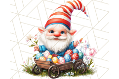 Easter Gnome PNG, Spring Bunny Clipart, Cute Digital Art Product Image 4