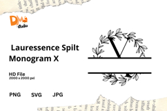 Lauressence Split Monogram Product Image 1