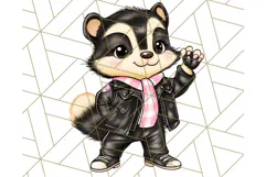 Sock Hop Animal Dance Party PNG Clipart, Cute Retro 1950s Product Image 4