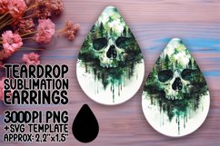 Artistic Sublimation Skull Jewelry Collection Product Image 1