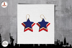 Patriotic Earrings Laser Cut Bundle | Jewerly | SVG Product Image 22