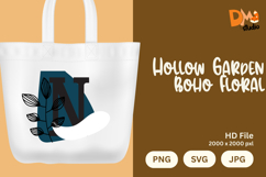 Hollow Garden Boho Floral Monogram Product Image 1
