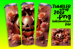 Personalized 20oz Artwork for Gifts , 3D Pumpkin Product Image 1