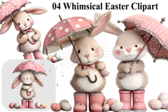 Whimsical Easter Clipart Product Image 1