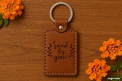 Saved By Ggrace SVG Engraved | Faith SVG Product Image 1
