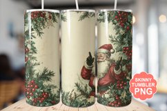 Santa Christmas Tumbler | Christmas Tumbler Wrap Product Image 1