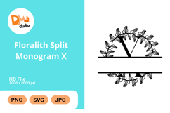 Floralith Split Monogram Product Image 1