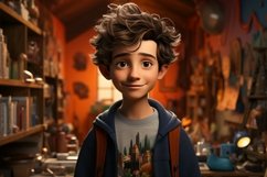 3D Character Boy Fashion Artist with relevant environment Product Image 1
