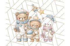 Kawaii Space Creatures Clipart PNG, Galaxy Alien Clip Art Product Image 4