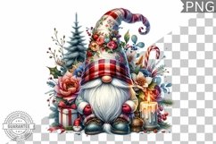 Christmas Gnome Sublimation - Clipart PNG Design Product Image 1