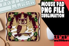 Radiant Mouse Pad Designs PNG, 3D Xmas Product Image 1