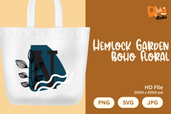 Hemlock Garden Boho Floral Monogram Product Image 1