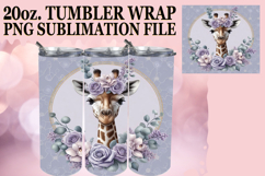 Cozy Nights 20oz tumbler wrap, Giraffe Product Image 1