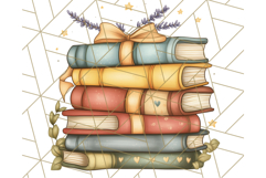 Bookish Animals PNG Clipart with Cozy Reading Elements Product Image 4
