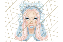 Pastel Gamer Girl Clipart PNG, Kawaii Gaming Elements Product Image 4