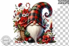 Christmas Gnome Sublimation - Clipart PNG Design Product Image 1