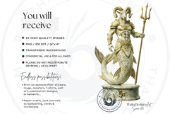Marble Statues Zodiac Astrology Mythological Clipart Set Product Image 2