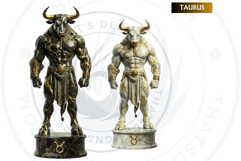 Marble Statues Zodiac Astrology Mythological Clipart Set Product Image 5