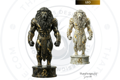 Marble Statues Zodiac Astrology Mythological Clipart Set Product Image 6