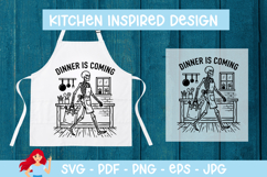Dinner is coming SVG, Skeleton SVG Product Image 1