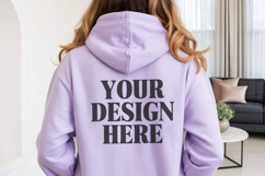 Safety pink Gildan 18500 Hoodie Mockup ,Cozy Unisex Sweatshi Product Image 1