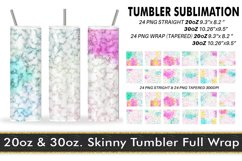 12 Variations Sublimation tumbler marble gradient pastel Product Image 1