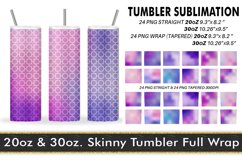 12 Variations Sublimation Tumbler unicorn line pattern Product Image 1