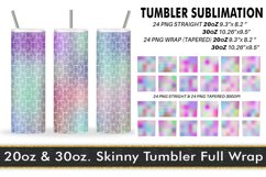 12 Variations Sublimation unicorn tumbler line pattern Product Image 1