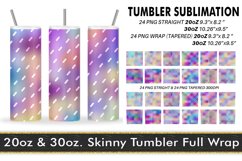 12 Variations Sublimation Tumbler geometric pattern unicorn Product Image 1