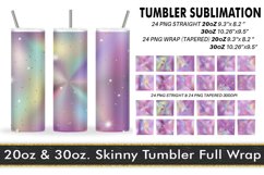 12 Sublimation Tumbler purple gradient metallic color shine Product Image 1