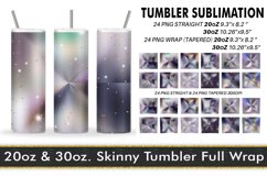 12 Sublimation Tumbler gray gradient metallic color shine Product Image 1