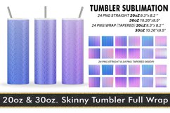 Sublimation Tumbler art deco line unicorn gradient Product Image 1