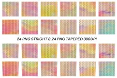 Sublimation Tumbler gold mermaid scales unicorn gradient Product Image 4