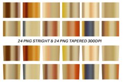 Sublimation Tumbler art deco line gold brown gradient Product Image 3