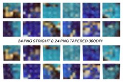 Sublimation Tumbler art deco line gold dark blue gradient Product Image 4