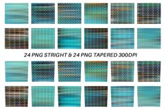 12 Variations Tumbler gold art deco pattern turquoise Product Image 4