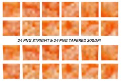 Sublimation Tumbler art deco line gold orange gradient Product Image 2