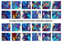 12 Sublimation Tumbler blue gradient metallic color shine Product Image 4