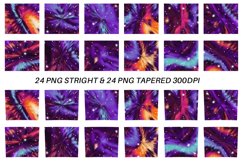 12 Sublimation Tumbler background Comic pop art purple shine Product Image 3