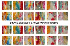12 Sublimation Tumbler tie dye metallic color shine Product Image 2