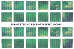 Sublimation Tumbler gold mermaid scales green gradient Product Image 4