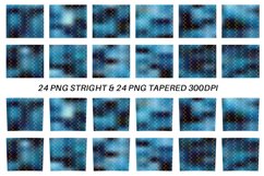 Sublimation Tumbler gold line grid dark blue gradient Product Image 2