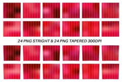 Sublimation Tumbler art deco gold line red gradient Product Image 4