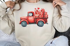 Cute Watercolor Valentines Day Clipart PNG Product Image 1