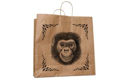 Transfer to Fabric Sheet - Chimpanzee Product Image 3