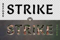 Strike - Editable Text Effect, Font Style Product Image 2